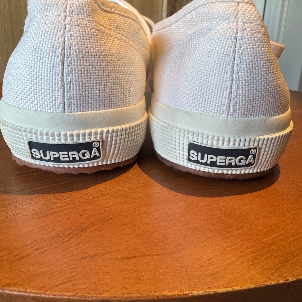 Superga White Canvas Sneakers - Picture 10 of 13